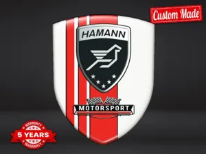 Hamann Pegatinas Silicona Auto Resistentes Limitadas Alta Calidad